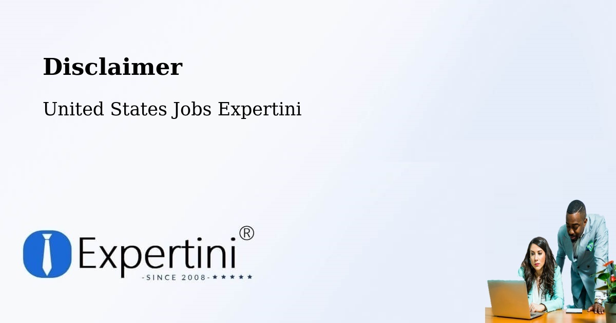 Disclaimer – Riverdale - United States Jobs Expertini